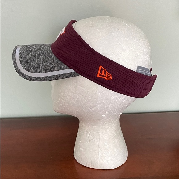 New Era Maroon and Gray Women's Visor - Picture 2 of 9